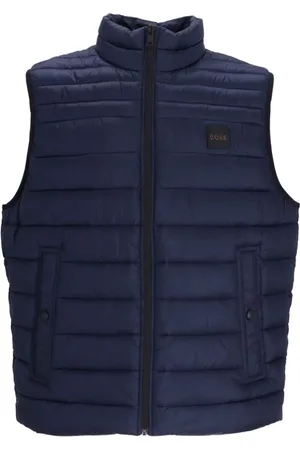 HUGO BOSS Gefütterte Odeno Weste mit Stehkragen