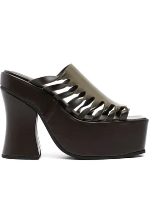 ECKHAUS LATTA Mules mit Twist-Detail 135mm