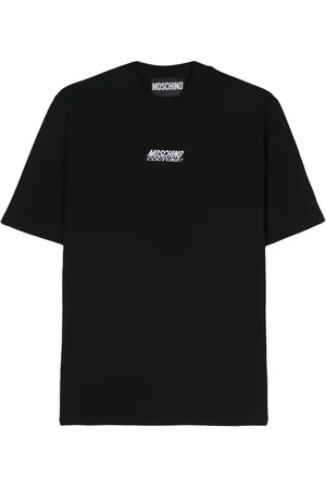 Moschino T-Shirt mit Logo-Stickerei