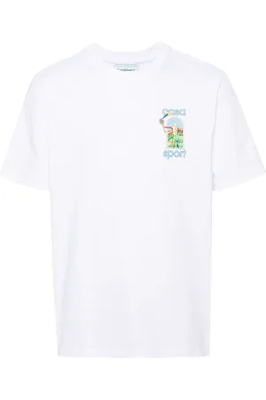Casablanca T-Shirt mit Le Jeu-Print