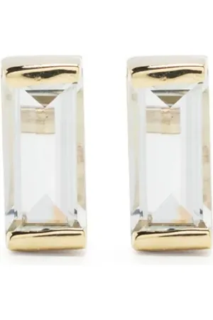 Aliita 9kt Gelbgold-Hängeohrringe mit Amethyst