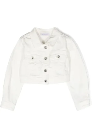 MONNALISA Jeansjacke mit Kristallknöpfen