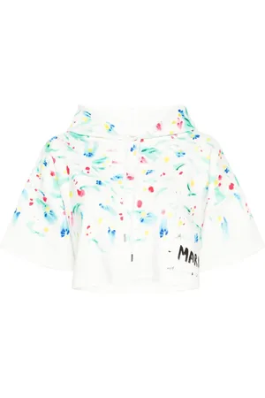 Marni Hoodie mit Blumen-Print