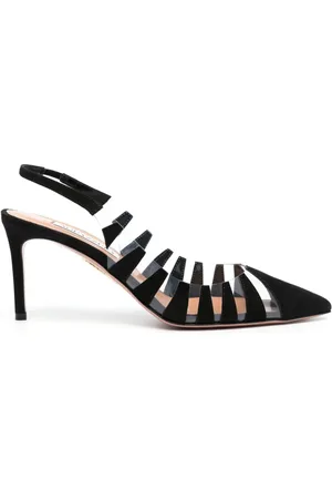 Aquazzura Hot Rumor Sling Pumps 75mm