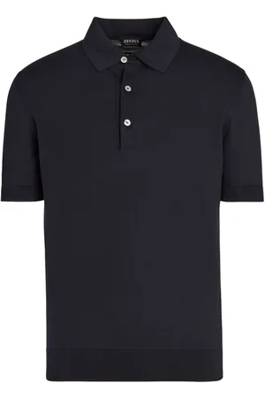 Ermenegildo Zegna Poloshirt mit gerippten Bündchen