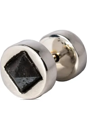 PARTS OF FOUR Ohrstecker mit Kristall in Pyramidenform