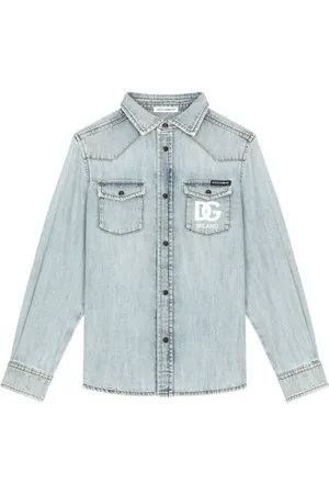 Dolce & Gabbana Jeanshemd mit DG-Logo
