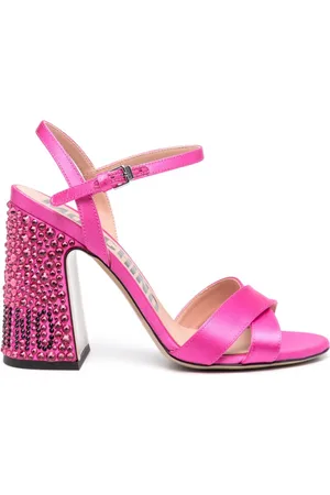 Moschino Sandalen mit Kristallen 105mm