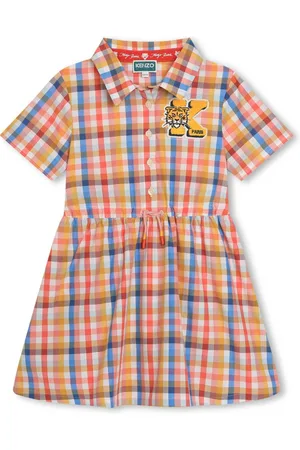 Kenzo Hemdkleid mit Vichy-Karo