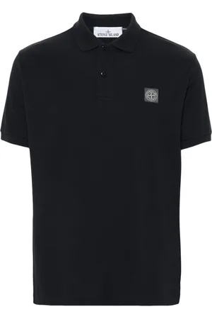 Stone Island Poloshirt mit Kompass-Applikation
