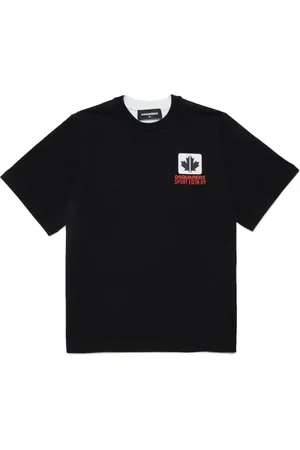 Dsquared2 T-Shirt mit Ahornblatt-Print