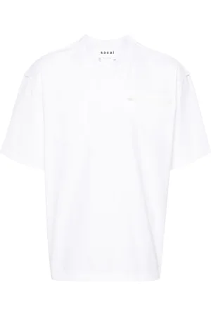 SACAI T-Shirt mit Ziernaht