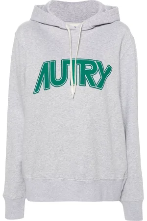 Autry Melierter Hoodie mit Logo-Print