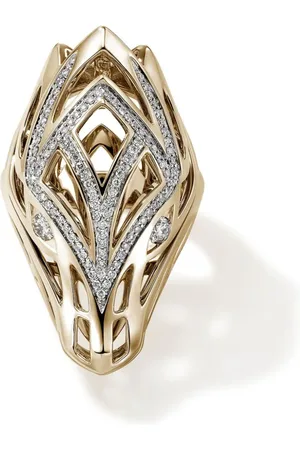 John Hardy 14kt Naga Saddle Gelbgoldring