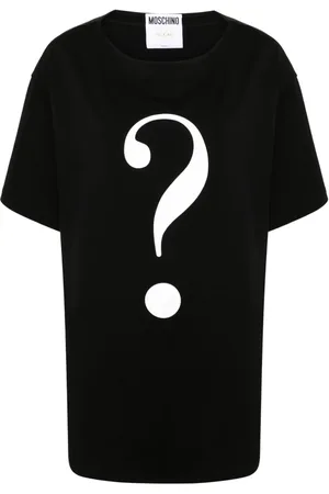 Moschino T-Shirt mit Fragezeichen-Print