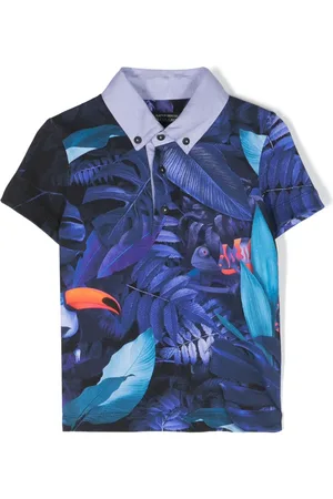 Lapin House Pikee-Poloshirt mit grafischem Print