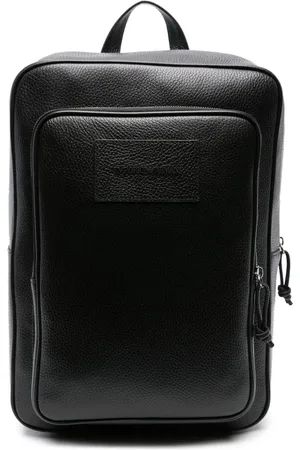 Emporio Armani Rucksack aus strukturiertem Leder
