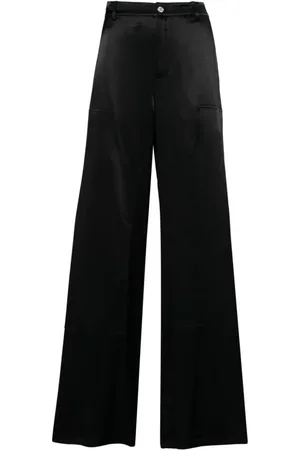 Moschino Weite Hose aus Satin