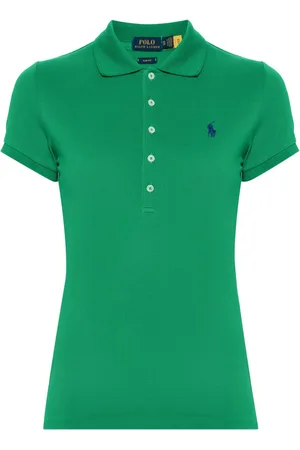 Ralph Lauren Poloshirt mit Polo Pony-Stickerei