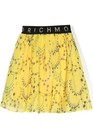 John Richmond Print-Tutu mit Logo-Bund