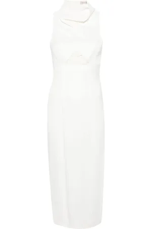 The Mannei Ärmelloses Lomma Midikleid
