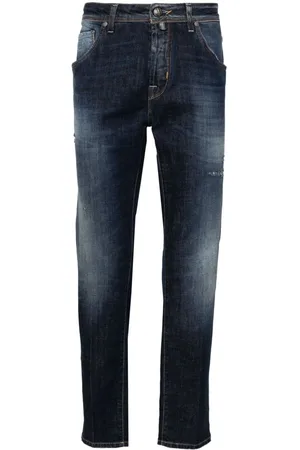 Jacob Cohen Schmale Scott Cropped-Jeans