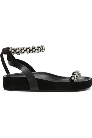 Isabel Marant Mellan Sandalen mit Kristallen