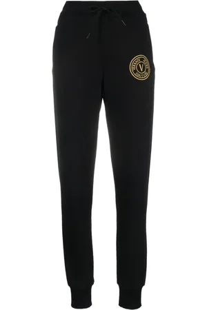 VERSACE Jogginghose mit Logo-Stickerei
