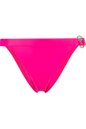 Moschino Bikinihöschen mit Logo-Schild