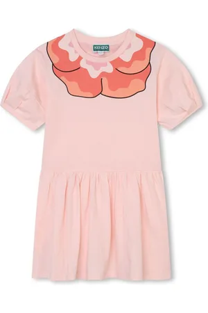 Kenzo Kleid aus Bio-Baumwolle mit Blumen-Print