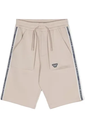 Emporio Armani Joggingshorts mit Logo-Streifen