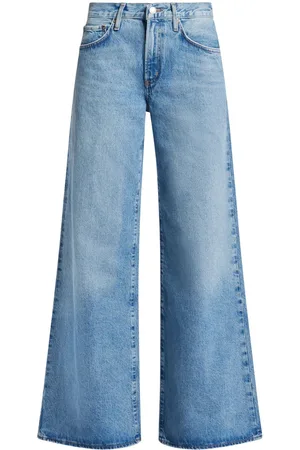 AGOLDE Halbhohe Wide-Leg-Jeans