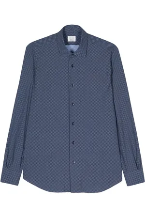 MAZZARELLI Hemd mit geometrischem Print