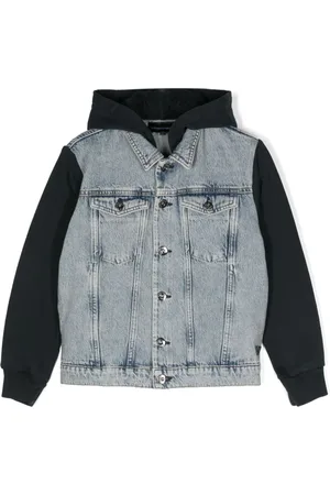 Emporio Armani Jeansjacke mit Kapuze
