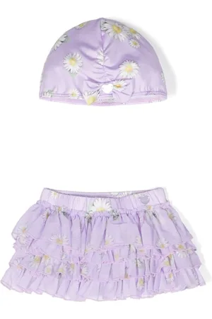 MONNALISA Zweiteiliges Baderock-Set mit Blumen-Print