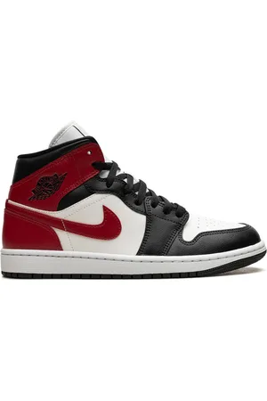 Jordan Air 1 Mid Black Toe Sneakers