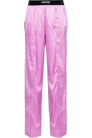 Tom Ford Gerade Hose aus Seidensatin