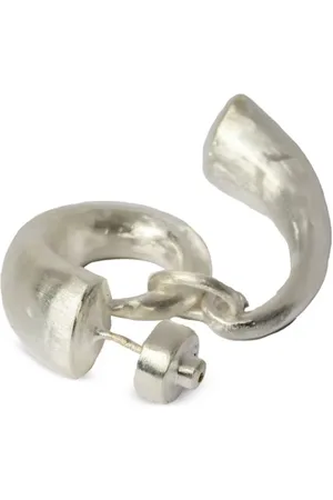PARTS OF FOUR Sterlingsilber-Ohrring mit Hornanhänger
