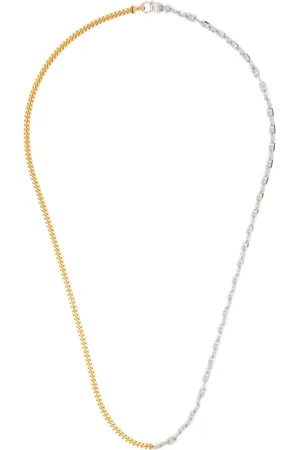 TOM WOOD Rue Chain Duo Halskette aus Sterlingsilber