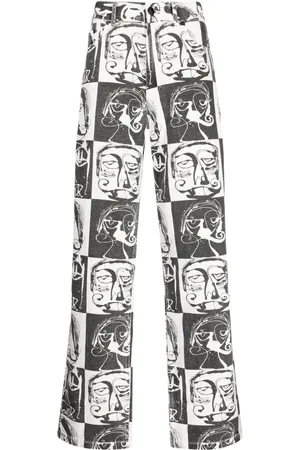 HACULLA This is Chess Jeans mit Schachbrettmuster