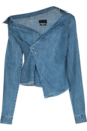 RTA Asymmetrisches Lizbeth Jeanshemd