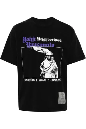 YOHJI YAMAMOTO X NEIGHBORHOOD T-Shirt mit grafischem Print