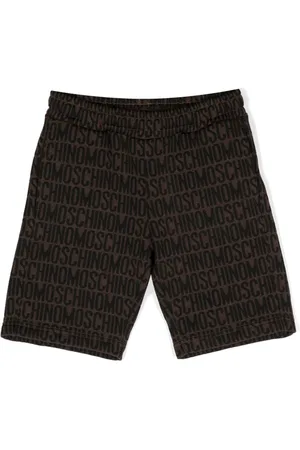Moschino Joggingshorts mit Monogramm-Print