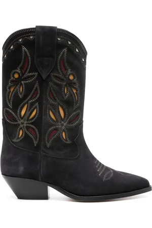 Isabel Marant Duerto Wildlederstiefel mit kubanischem Absatz