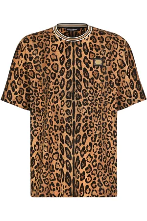 Dolce & Gabbana T-Shirt mit Leoparden-Print