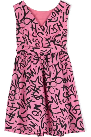 Moschino Kleid mit Graffiti-Print