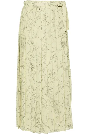 Fabiana Filippi Faltenrock mit grafischem Print