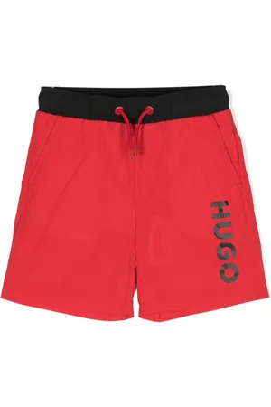HUGO BOSS Badeshorts mit Logo-Print