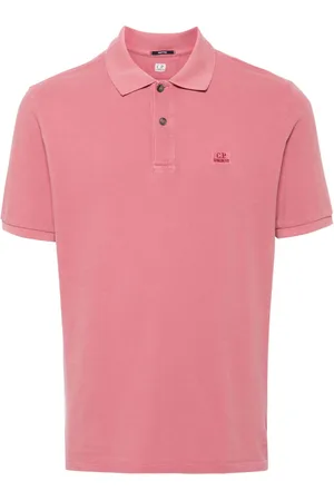 C.P. Company Poloshirt mit Logo-Stickerei