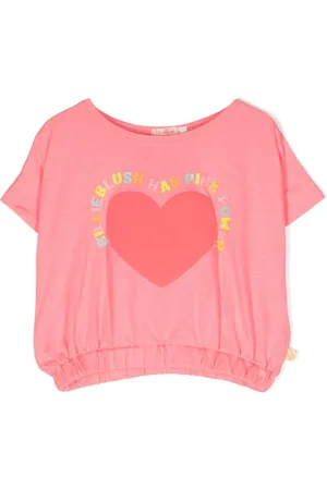 Billieblush Jersey-T-Shirt mit gummiertem Herz